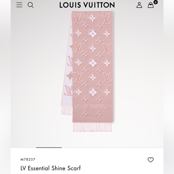 LV Essential Shine Scarf - Picture 5 of 8